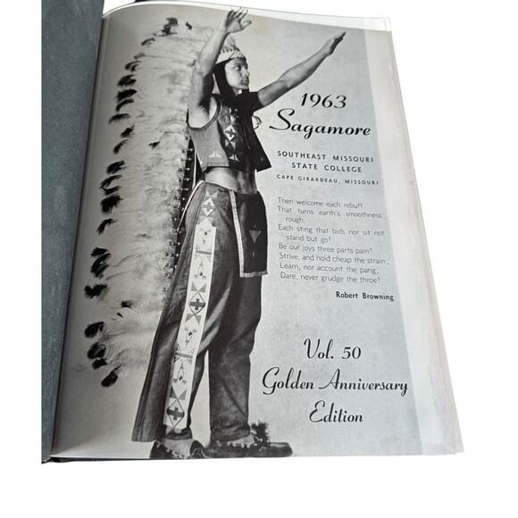 1963 Southeast Missouri State College Yearbook Sagamore Vol 50 50th Anniversary - Picture 3 of 12